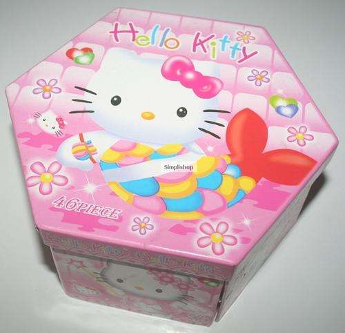 HELLO KITTY 46 piece Art Set