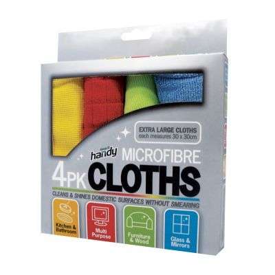 Microfibre Magic Cleaning cloths - 4 Pack