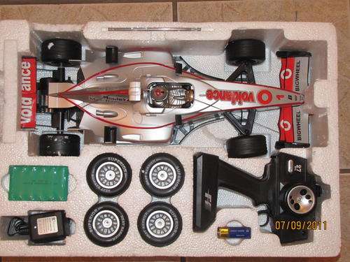 ***LARGE 1:10th Scale*** SILVER FORMULA 1 RADIO CONTROL CAR