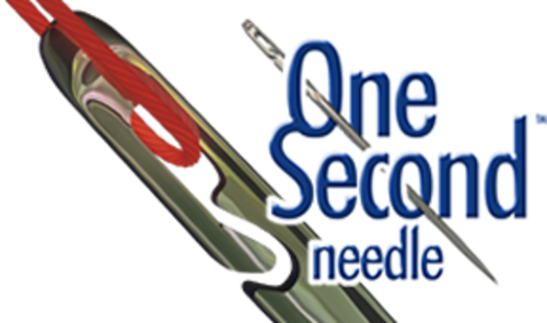 One Second Needle - It Threads Itself! + Free 130 piece sewing kit