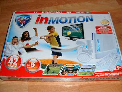 InMotion TV game console with 42 Games ( works like a Wii )