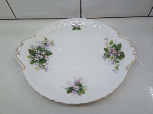 Royal Albert Mayflower cake plate