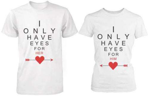 Personalised Couple Shirts Set