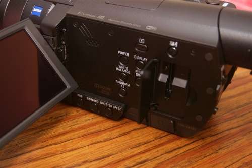 Sony FDR-AX100 4K Ultra HD Camcorder PAL