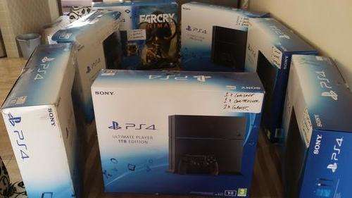 PLAY STATION 4 ULTIMATE PLAYER 1TB  BLACK LIMITED EDITION WITH GAMES ** FREE DELIEVRY **