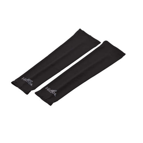 Black Golf, Cycling or Running UV Resistant Arm Warmers Arm Sleeves