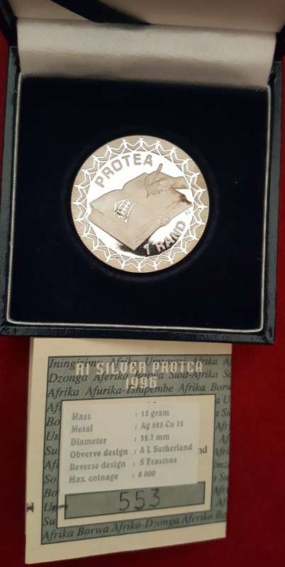 1996 R1 Silver  Protea