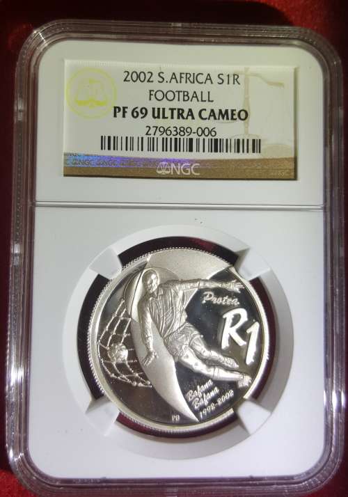 2002 R1 Silver  Soccer Player  PF69 Ultra Cameo