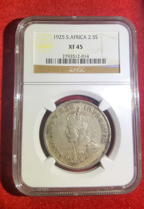 1925 Two and a half Shillings (2/6-)  XF 45