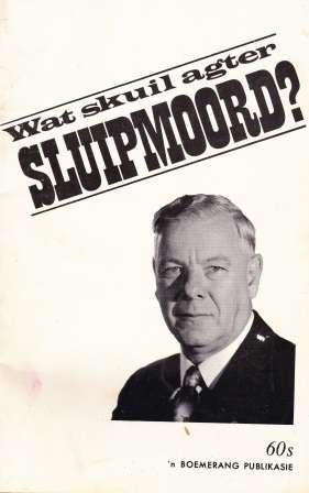 Wat skuil agter selfmoord deur Noel Crowd en Graaf Revo sluipmoord van Verwoerd