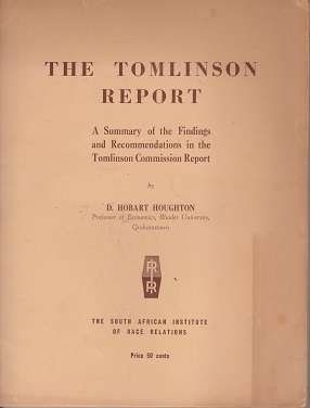 Tomlinson report a Summary of the Findings and recommendations in the Tomlinson Commission Repor