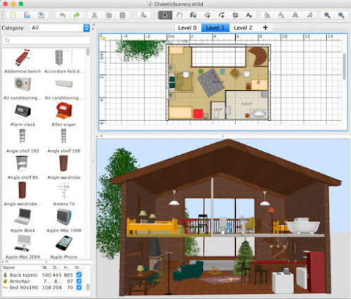 3D Home Design - bathrooms, bedrooms, drawing rooms, paint walls, indoor lighting software