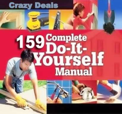 159 Complete Do-It-Yourself Ebooks in Pdf - Collection (Best DIY Manual) FREE DELIVERY VIA EMAIL