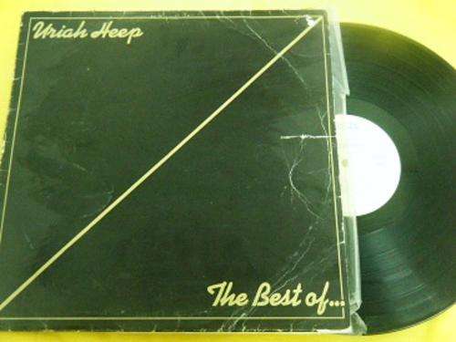 THE BEST OF URIAH HEEP LP-COVER HAVE WEAR-VINYL IN GOOD CONDITION