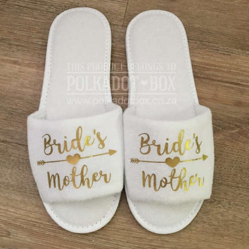 Bride's Mother Wedding Slippers