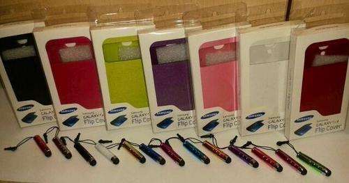 Samsung S4 & S4 mini flip covers with FREE screen protector & stylus pen!