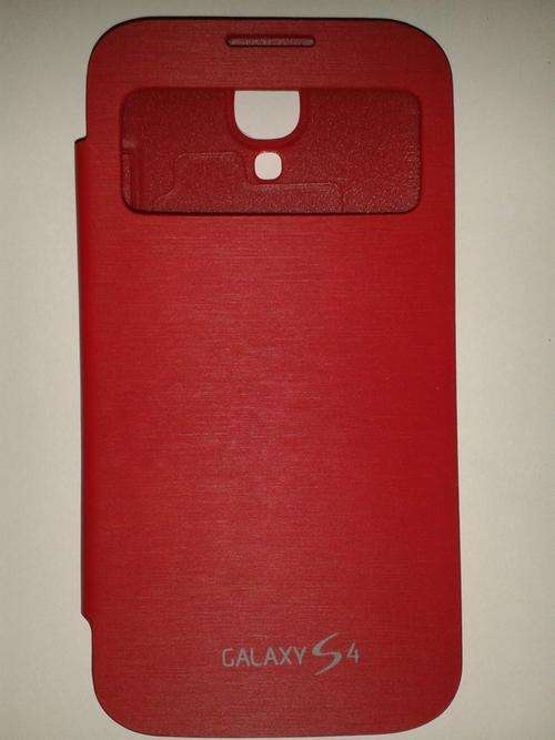 Brand new Red Samsung S4 s-view flip cover with FREE screen protector & stylus pen