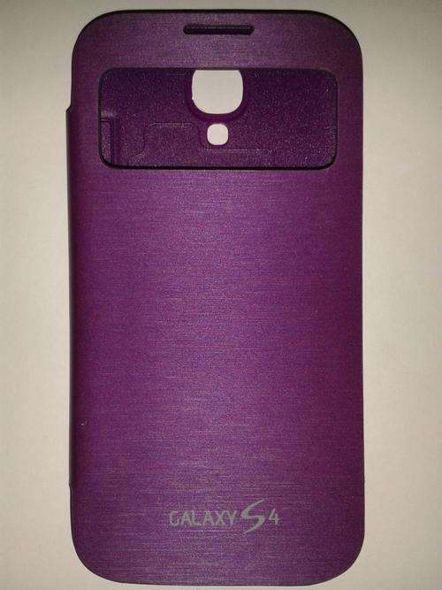Brand new Purple Samsung S4 s-view flip cover with FREE screen protector & stylus pen