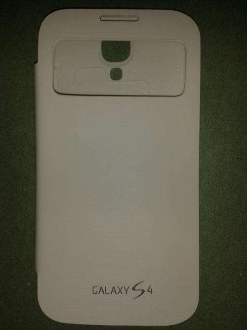 Brand new White Samsung S4 s-view flip cover with FREE screen protector & stylus pen