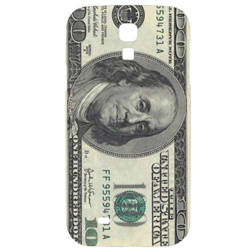 Samsung S4 $100 pattern plastic case