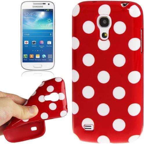 Samsung S4 mini Red & White polka dot cover