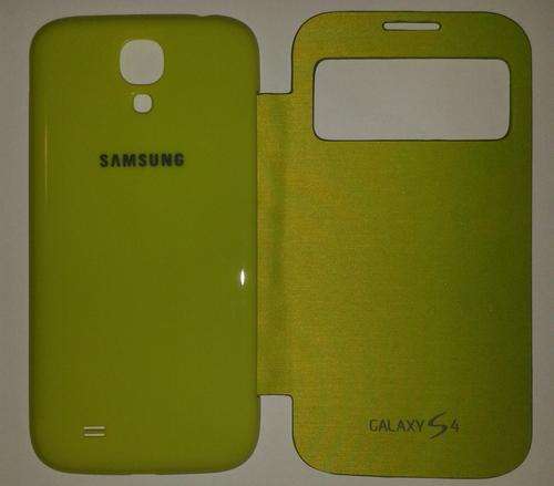 Brand new Green Samsung S4 s-view flip cover with FREE screen protector & stylus pen