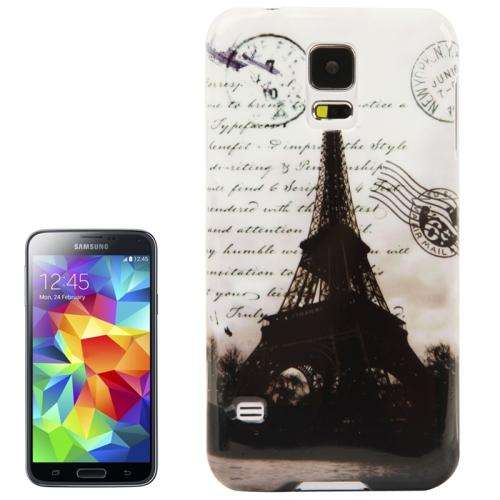 Samsung S5 Black & White Eiffel Tower cover
