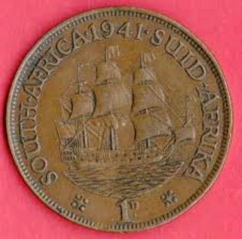 WOW!!! 1941 1D SOUTH AFRICAN COIN!!! NEVER TO BE REPEATED!!!