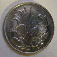 NEVER TO BE REPEATED!!! 1989 20c South African Coin!!!