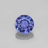 Natural Tanzanian Tanzanite Dark Blue Round cut  weigh 0.800ct