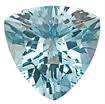 Aquamarine Trilion cut Sea blaue in color 9 pieces Total weight 0.950cts