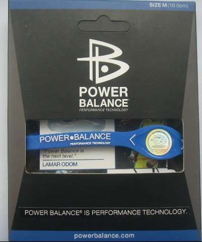 Power Balance Silicone Wristband Bracelet   BLUE - medium