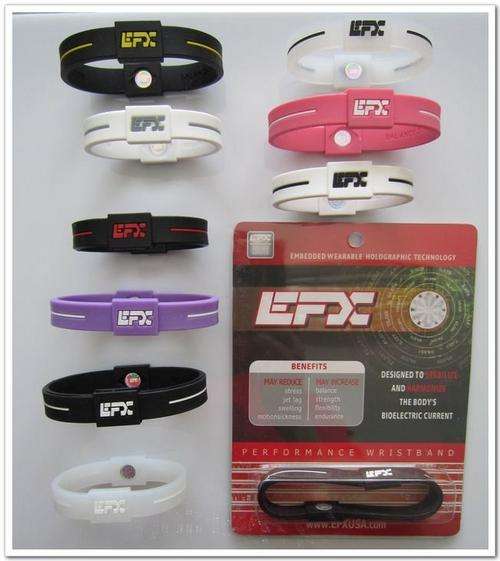 EFX - Balance and Strength Silicone Wristband - BLACK/RED - XSMALL