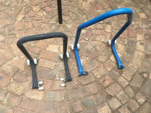 Superbike Stands, front and rear