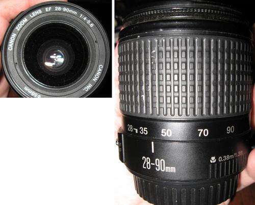 Canon 28 - 90mm Lens with cap