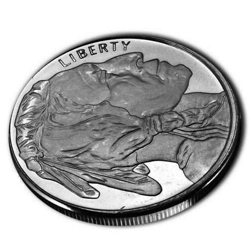 1 Troy Oz Silver Round Buffalo Coin