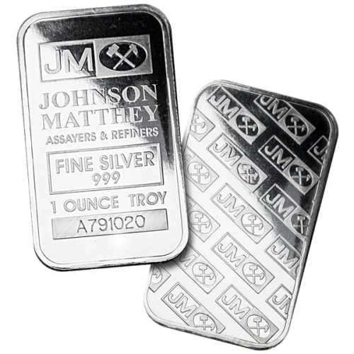 Johnson Matthey 1 Oz Silver Bars