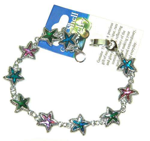*new* STAR Genuine Paua shell Bracelet - so CUTE!!!