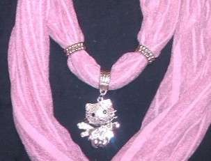 Fashionable HELLO KITTY PINK Scarf - Dress up any outfit!