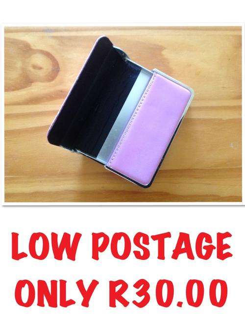 ***SAVE  LOW, LOW SHIPPING R30*** stylish PINK business card holder