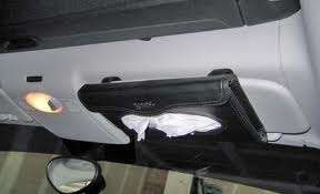 ***HANDY***  BEST ever invention - Tissue Holder for your car - Clips onto Sunscreen
