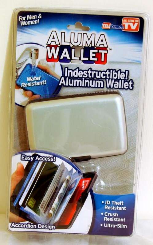 All NEW - ALUMA WALLET --- indestructible Aluminum Wallet (WATER RESISTANT)