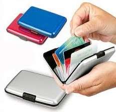 All NEW - ALUMA WALLET --- indestructible Aluminum Wallet avail in Blue & Black
