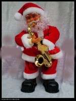 ***NEW*** 12" CHRISTMAS MOVING MUSICAL SANTA - PLAYING SAX