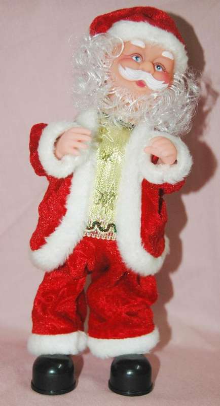 ***NEW*** 12" CHRISTMAS FUNKY DANCING MUSICAL SANTA
