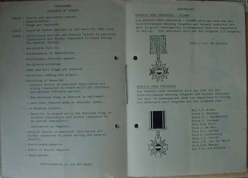 4 Reconnaissance Regiment Medal Parade and Unveiling of Memorial on 2/12/1988