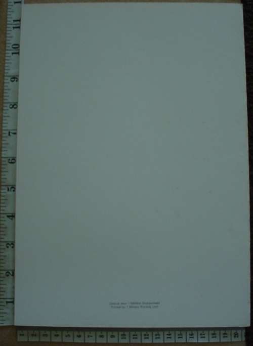 32 Battalion empty cardboard folder with cap badge on cover (SADF 32 Bn - Buffalo Battalion)