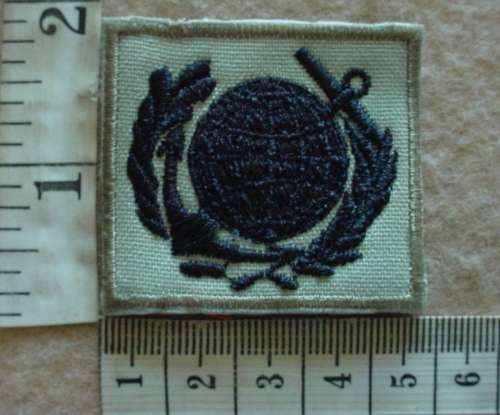 South African Navy Marines breast badge, combat dress, current issue (SA Marine)