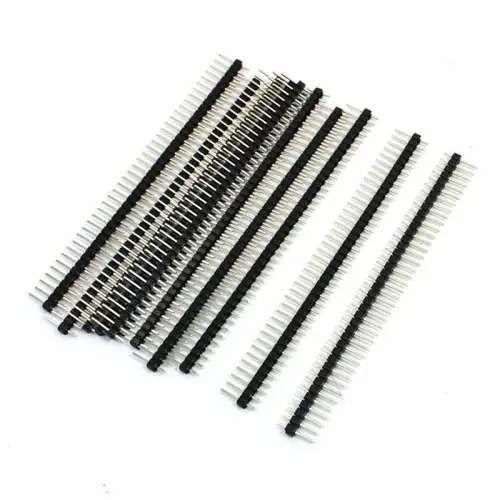 2.54mm Pitch 40Pin Male Single Row Pin Header Strip Connector for Arduino