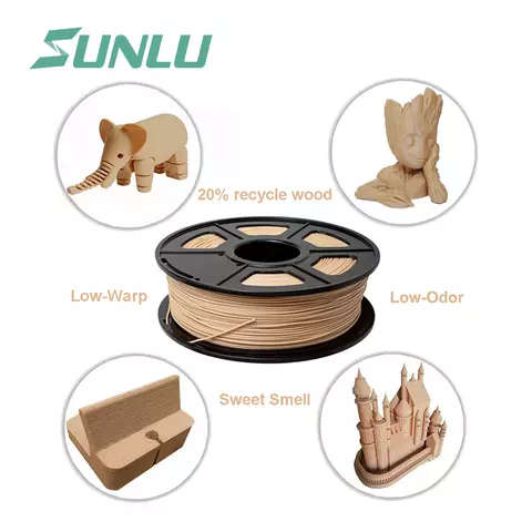 3D Wood Pla Filament